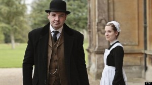 Brendan Coyle as Mr Bates, with his Downton wife Anna (Joanne Froggatt)