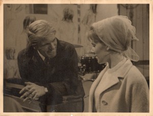 My favourite photo!  With Adam Faith in the Ready, Steady, Go studios in London