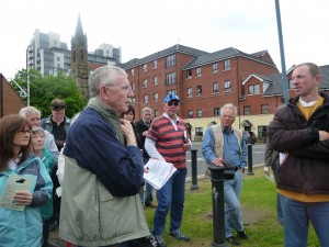 Liam leads the tour