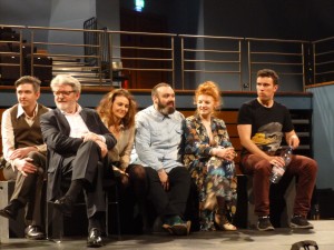 Martin Lynch and the cast