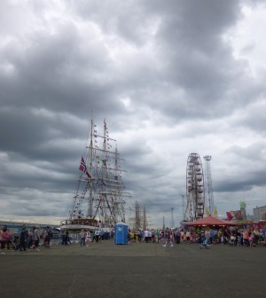 All the fun of the fair - pity about the loo!