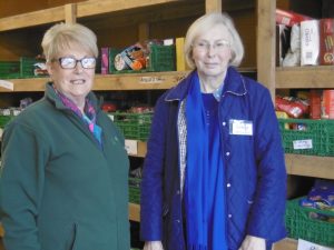 Stocking the food bank