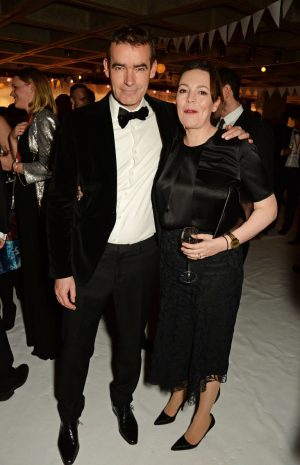 Rufus Norris with actress Olivia Colman